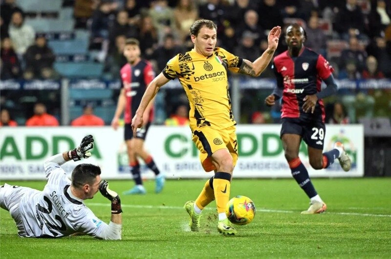 Cagliari khó chống lại sức mạnh của Inter